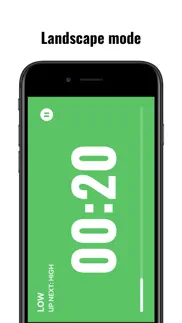 simple hiit - interval timer iphone resimleri 2