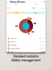 money manager - budget tracker iPad Captures Décran 2