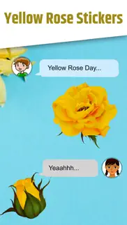 yellow rose stickers iphone images 2