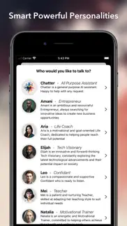 chatter - ai assistant iphone resimleri 3