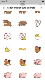 ranch sticker cute animals iphone images 2