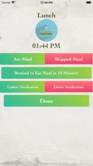 eatmeal notifier reminder iphone images 2