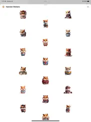 hamster stickers ipad capturas de pantalla 1