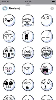 pixel emoji - smiley stickers iphone resimleri 1