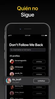 followers tracker - seguidores iphone capturas de pantalla 2