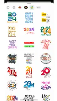 new year 2024 stickers iphone images 3