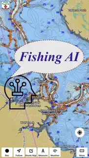 fishing maps by i-boating iphone images 1