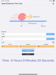 speed distance time calc ipad images 1