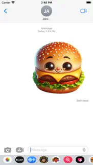 burger stickers iphone images 4