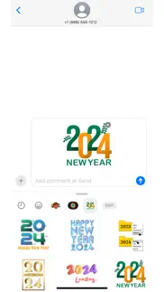 new year 2024 stickers iphone images 1