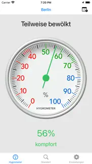 hygrometer - luftfeuchtigkeit iphone bildschirmfoto 1