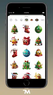 christmas trees stickers iphone images 2