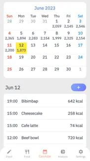 simple calorie log iphone images 3