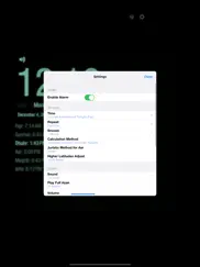 alarm clock for muslims with full azan (منبه المسلم - لقرآن الكريم - أذان - أوقات الصلاة) iPad Captures Décran 1