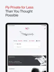 xo - book a private jet ipad images 1
