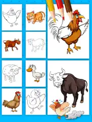 farm animals coloring pages ipad images 2