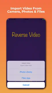 video reverser effect backward iPhone Captures Décran 4