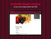 the recipe box iPad Captures Décran 3