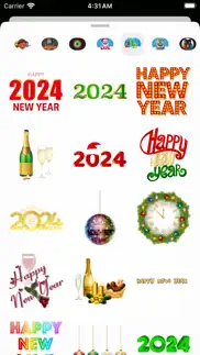 happy new year 2022 stickers iphone bildschirmfoto 1
