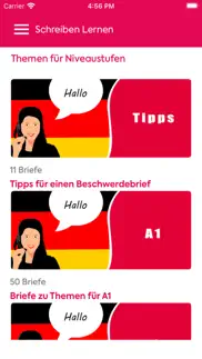 schreiben deutsch lernen iphone resimleri 1