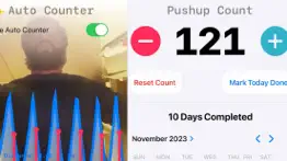 pushup counter app iPhone Captures Décran 1