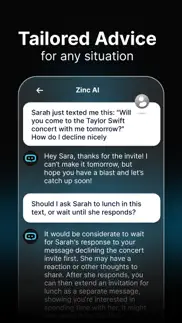 zinc ai - chat bot genius app iphone images 2