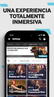 betway casino en vivo - ruleta iphone capturas de pantalla 2