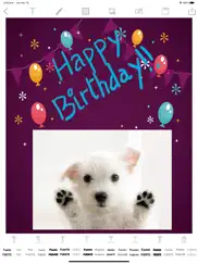 create birthday cards - edit and design postcards ipad images 2