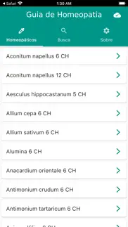 guia de homeopatia iPhone Captures Décran 1