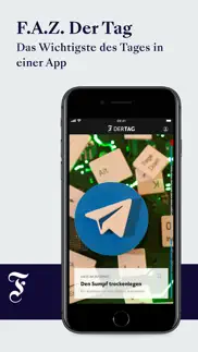 f.a.z. der tag - nachrichten iphone bildschirmfoto 1