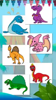 dinosaurs coloring book game iphone images 2