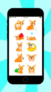 happy corgi animated stickers iphone images 2