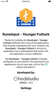 runeinput - younger futhark iPhone Captures Décran 2