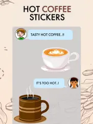 coffee-hot coffee stickers ipad images 2