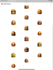 burger stickers ipad images 2