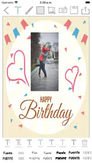 create birthday cards - edit and design postcards iphone images 2