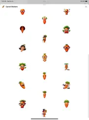 carrot stickers ipad resimleri 2