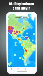 deprem haritası canli - equake iphone resimleri 1