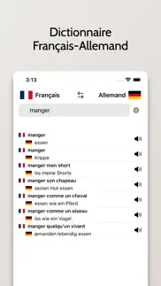 dictionnaire allemand/français iPhone Captures Décran 1