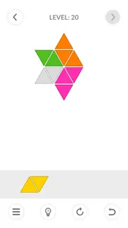 tangram triangle iPhone Captures Décran 1