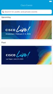 cisco events app iphone resimleri 1