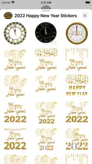 2022 happy new year stickers iphone resimleri 3