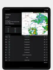 noaa weather radar iPad Captures Décran 3