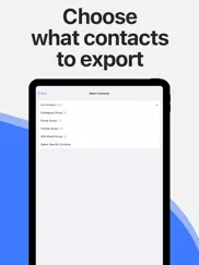 export contact ipad images 3