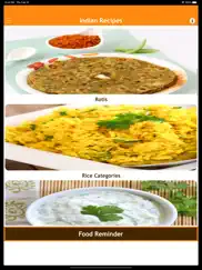 indian recipes - food reminder ipad images 2