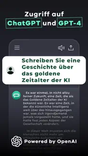 genie - ai chatbot deutsch iphone bildschirmfoto 2
