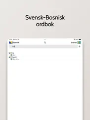 bosnisk-svensk ordbok ipad images 3