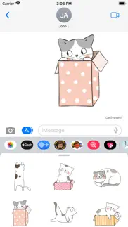 dumb cat stickers iphone images 1