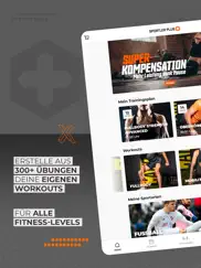 sportlerplus - fitness workout ipad bildschirmfoto 1