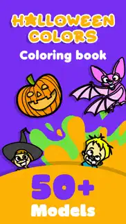 halloween kids coloring book 3 iphone images 1